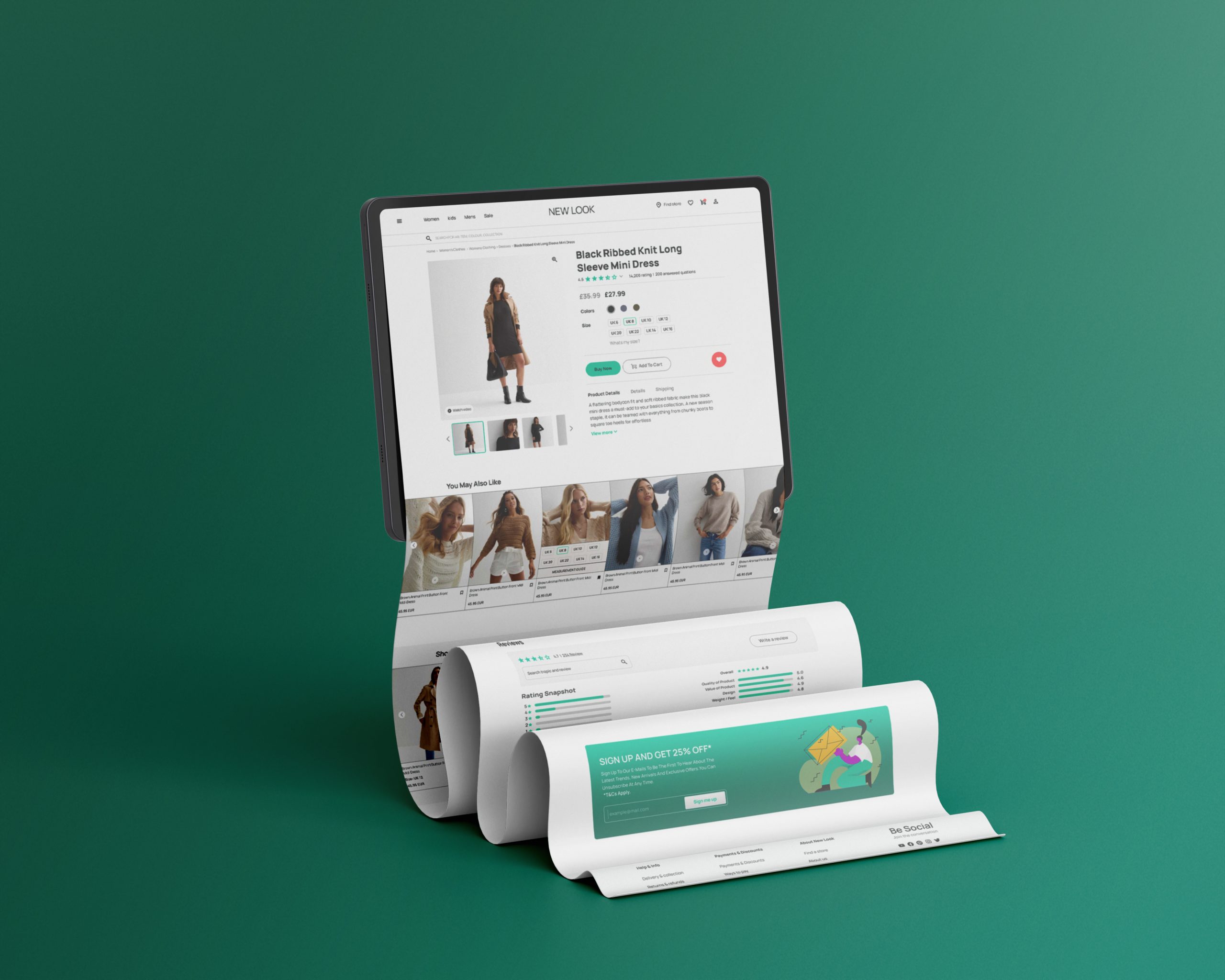 New Look E-commerce Product Page Redesign